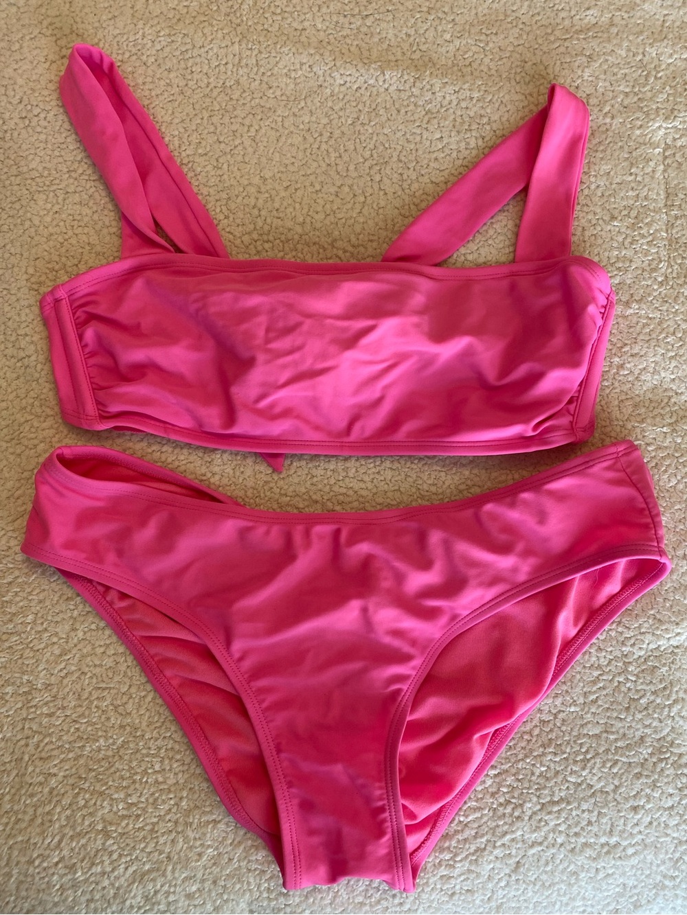 Xhilaration Hot Pink Bikini Set Size Large
